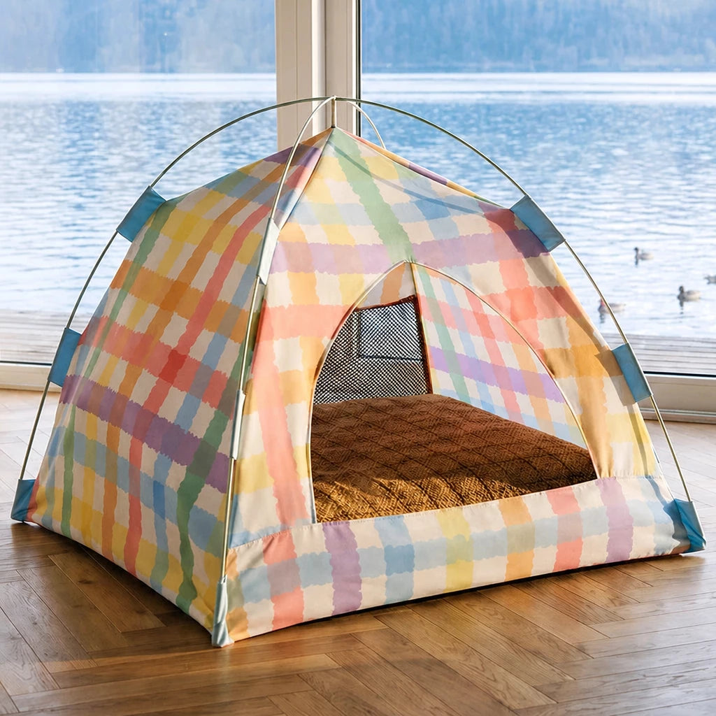 Removable Tent Pet Bed for Cats and Small Dogs