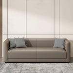 Stylish Multi-Color Modern Sofa: Luxe Light Gray, Orange, Dark Green & Blue in Premium Fabric & Cotton ja-21