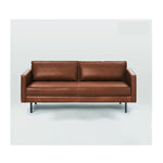 Durable Scratch-Resistant Cotton Sofa in Modern Light Brown & Dark Black jy-116