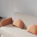 Stylish Cotton Corduroy Sofas: Khaki, Pink, Dark Green, Red & More – Premium Comfort in Techno Fabric jy-117