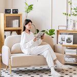 Stylish Cotton Corduroy Sofas: Khaki, Pink, Dark Green, Red & More – Premium Comfort in Techno Fabric jy-117