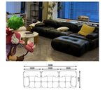 Italian Minimalist Modular Sectional Sofa, Large Multi-Directional Configurable Couch la-0209-54