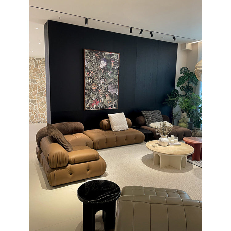 Italian Minimalist Modular Sectional Sofa, Large Multi-Directional Configurable Couch la-0209-54