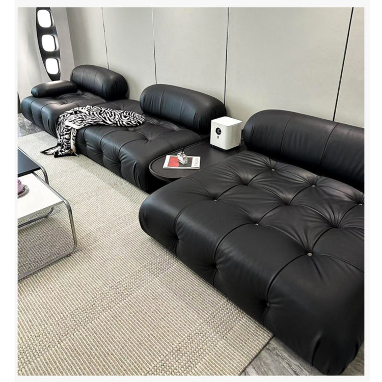 Italian Minimalist Modular Sectional Sofa, Large Multi-Directional Configurable Couch la-0209-54