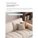 Modern Minimalist Cream Cotton-Linen Fabric Sofa, Straight-Line 3-Seater for Living Room lm-0207-49