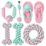 Cotton-Linen Rope Dog Toys for Small Dogs