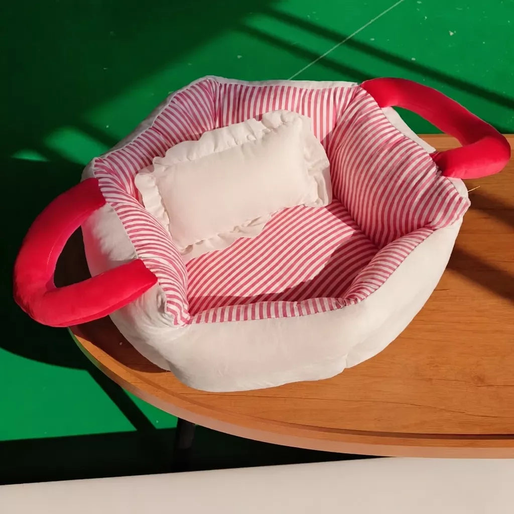 Portable Pet Bed for Cats and Small Dogs
