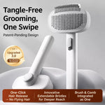 2-in-1 De-shedding & Detangling Comb for Cats and Dogs