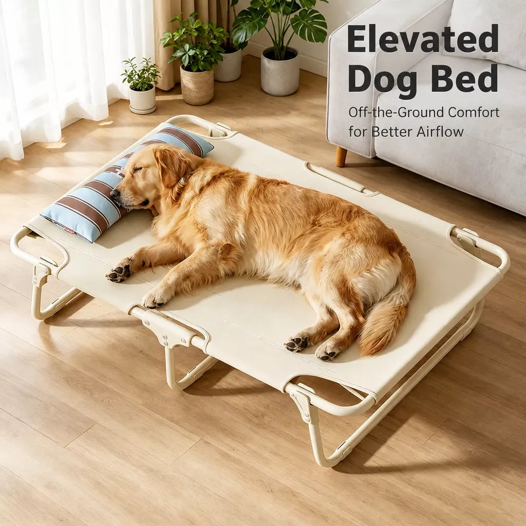 Elevated Waterproof Dog Cot Bed