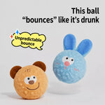 Squeaky Elastic Ball Toy for Dogs