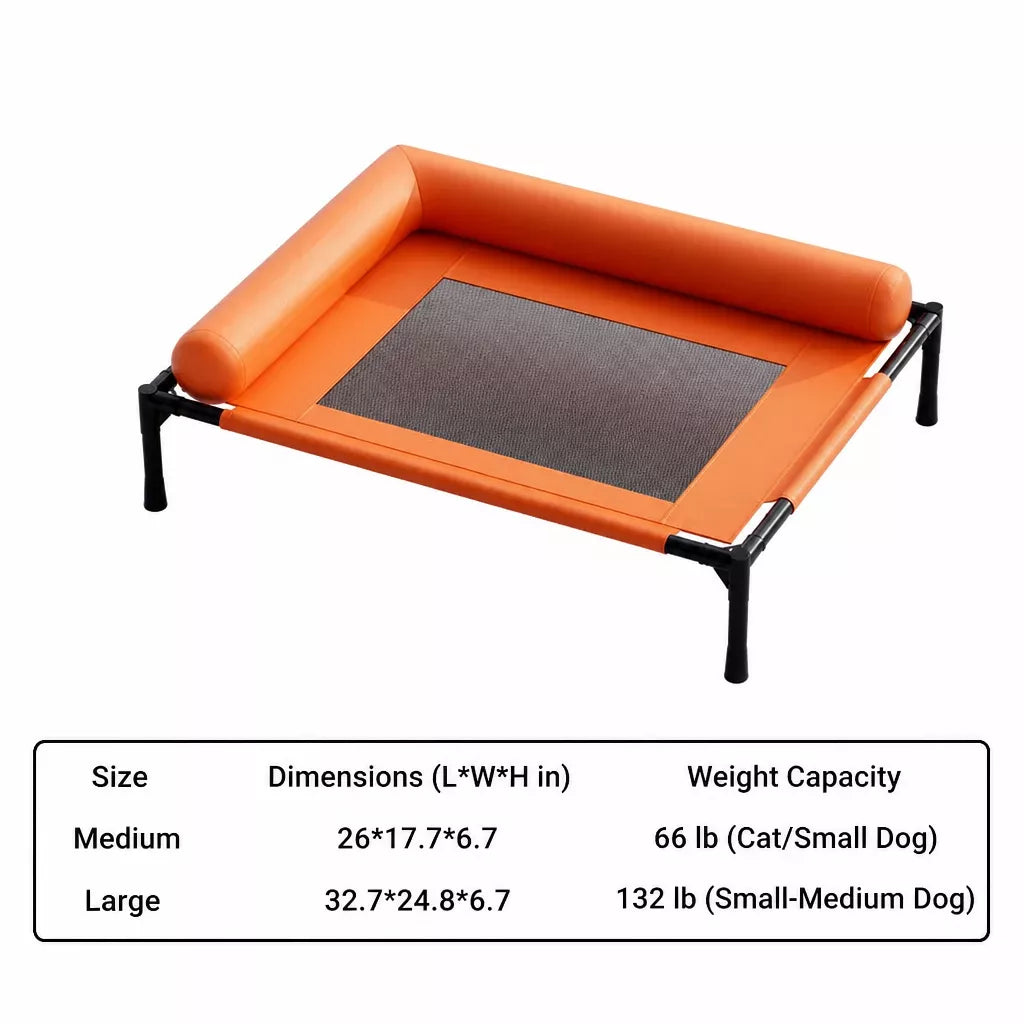 Raised Pet Cot Bed for Small to Medium Dogs and Cats