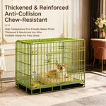 Indoor Metal Dog Crate with Tray