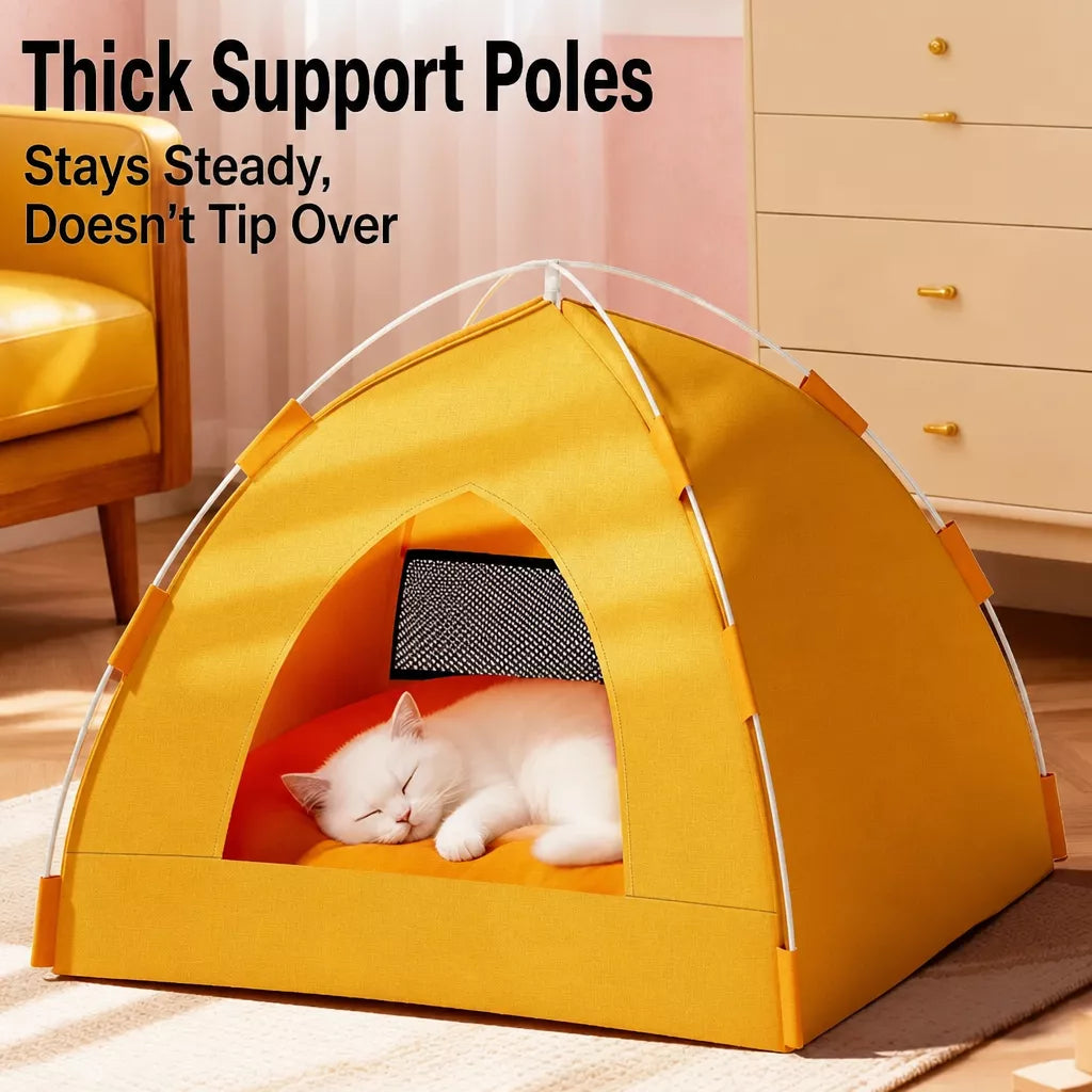 Removable Tent Pet Bed for Cats and Small Dogs