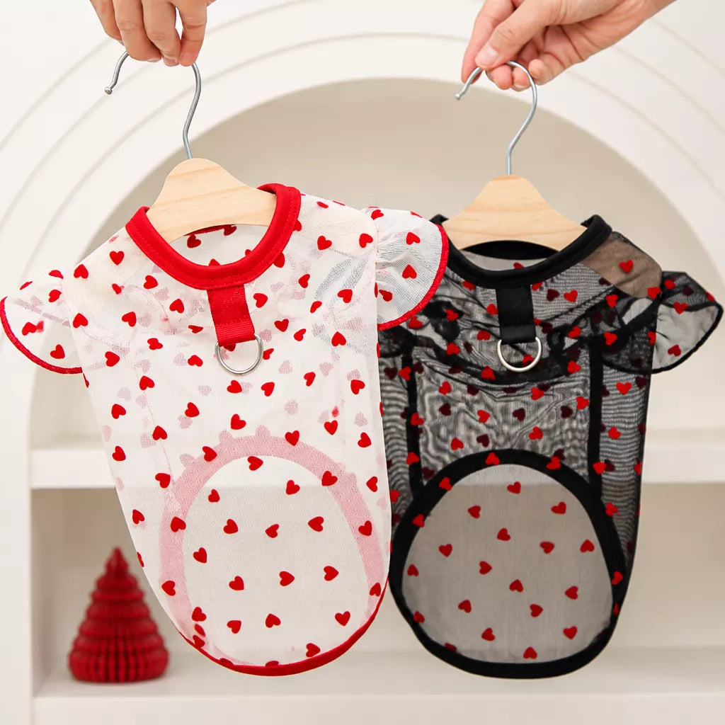 Lightweight Summer Mesh Pet Shirt for Dogs and Cats