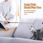 Cat Wand Toy with Feather Replacement Heads