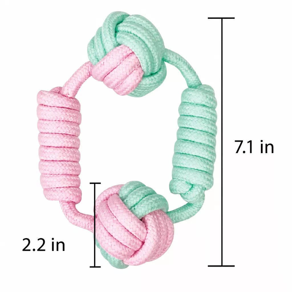 Cotton-Linen Rope Dog Toys for Small Dogs