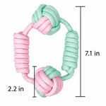 Cotton-Linen Rope Dog Toys for Small Dogs
