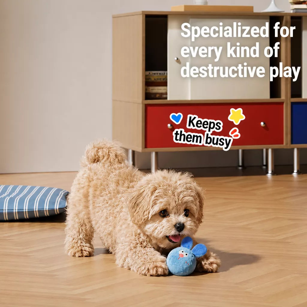 Squeaky Elastic Ball Toy for Dogs