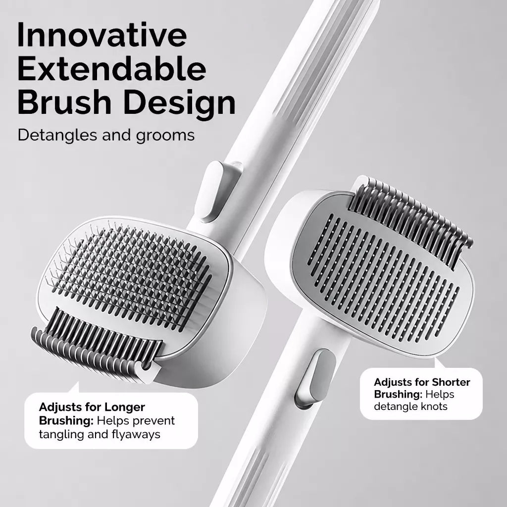 2-in-1 De-shedding & Detangling Comb for Cats and Dogs