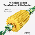 Corn-Shaped TPR Dog Chew Toy