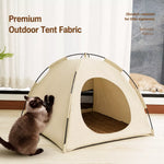 Enclosed Pet Tent Bed with Ventilated Design