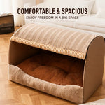 Enclosed Pet Bed with Removable, Washable Cover