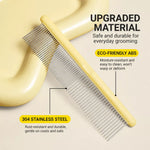 3-Piece Pet Grooming Comb Set for Cats & Dogs