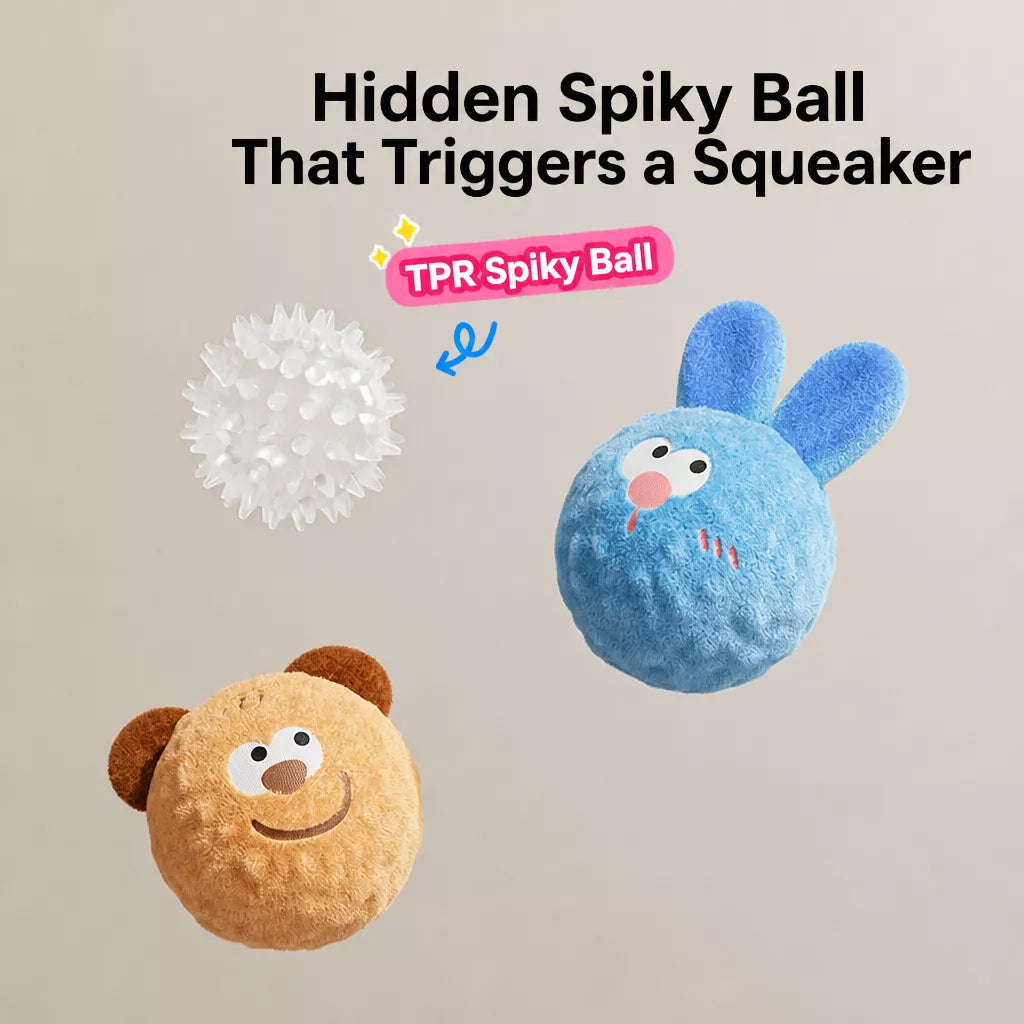 Squeaky Elastic Ball Toy for Dogs