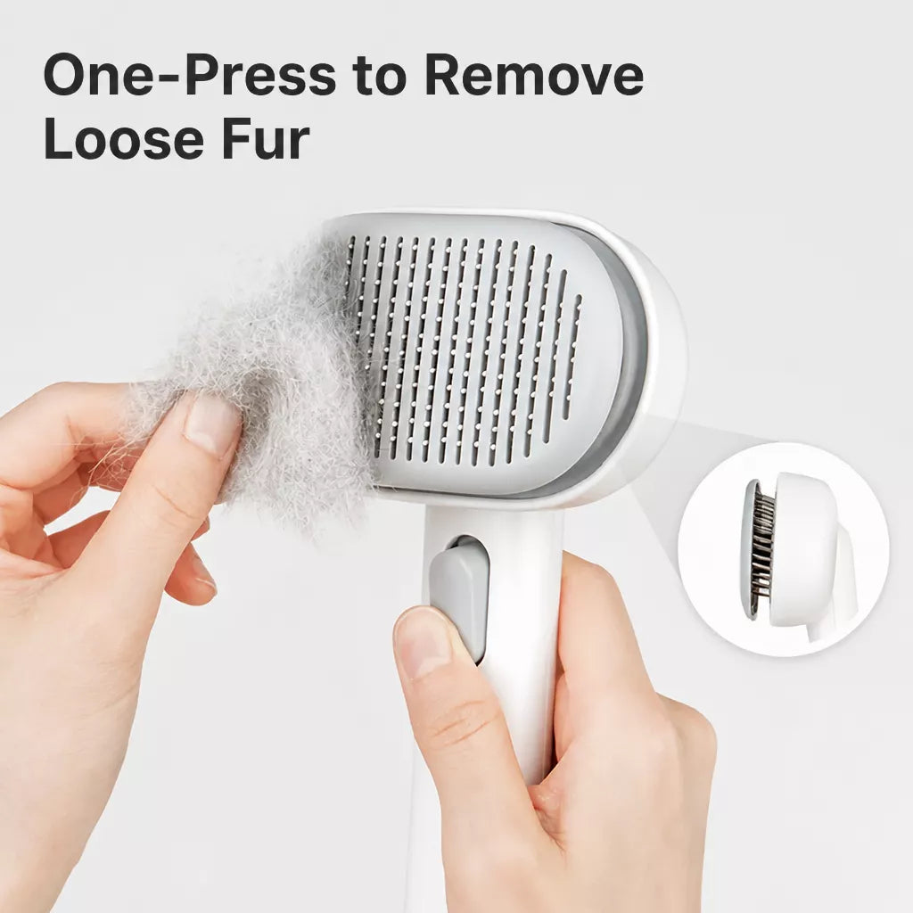 Aumuca 2-in-1 Dog & Cat Grooming Brush and Dematting Comb