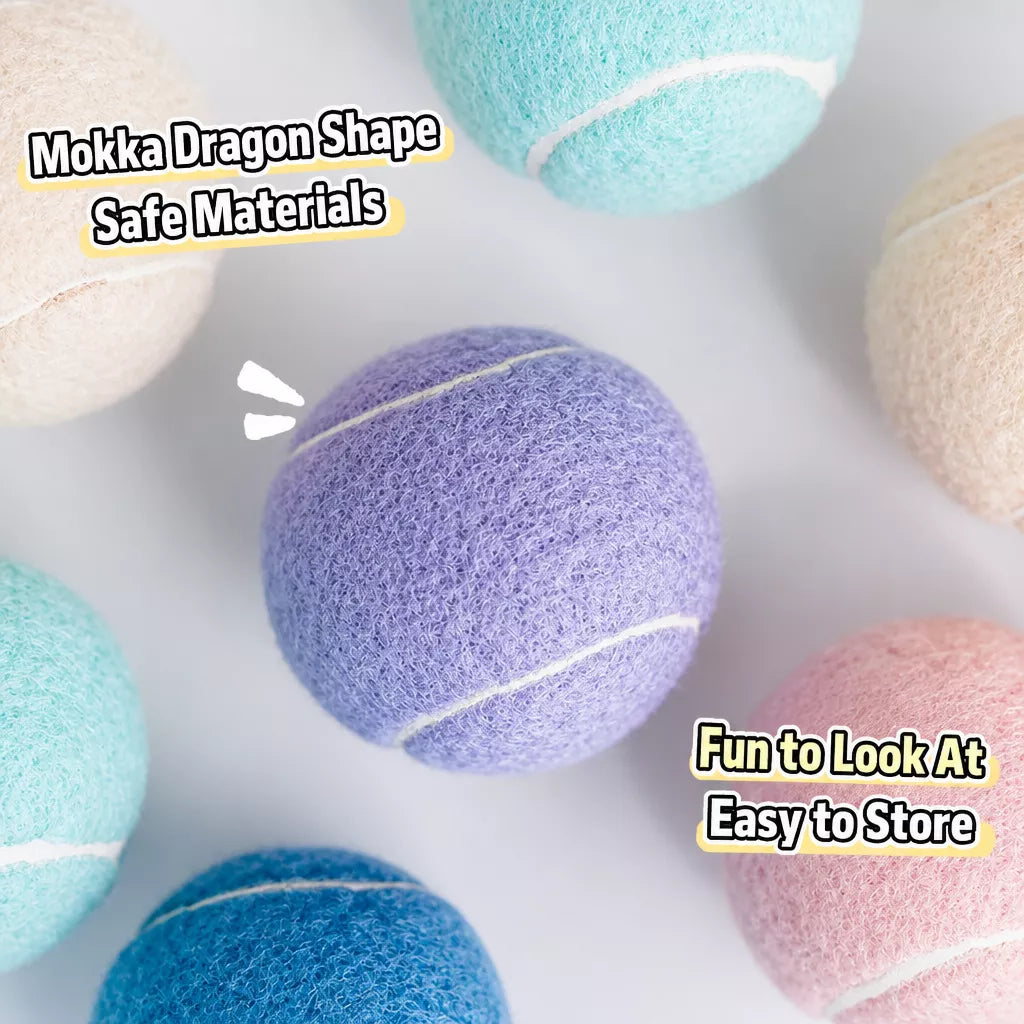 Ice Cream Tennis Ball Interactive Dog Toy with Storage Box