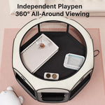 Foldable Enclosed Pet Bed for Cats and Dogs