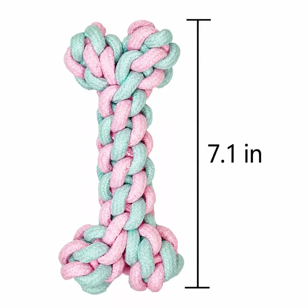 Cotton-Linen Rope Dog Toys for Small Dogs