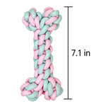 Cotton-Linen Rope Dog Toys for Small Dogs