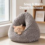 Enclosed Chicken-Shaped Cat Bed