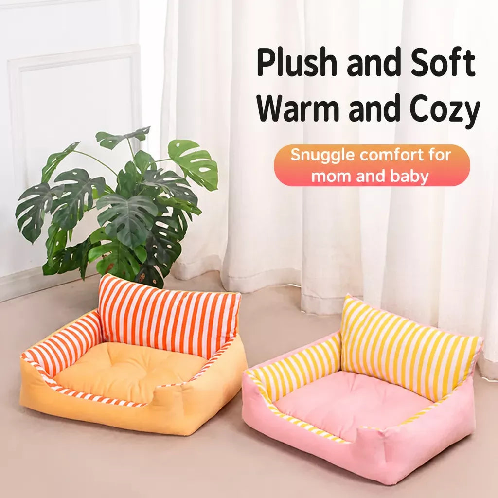 Pet Bed and Cushion for Cats and Small Dogs