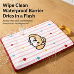 Waterproof Pet Bed Mat with Non-Slip Base