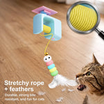 Automatic Cat Yoyo Teaser Toy with Door-Hanging Design