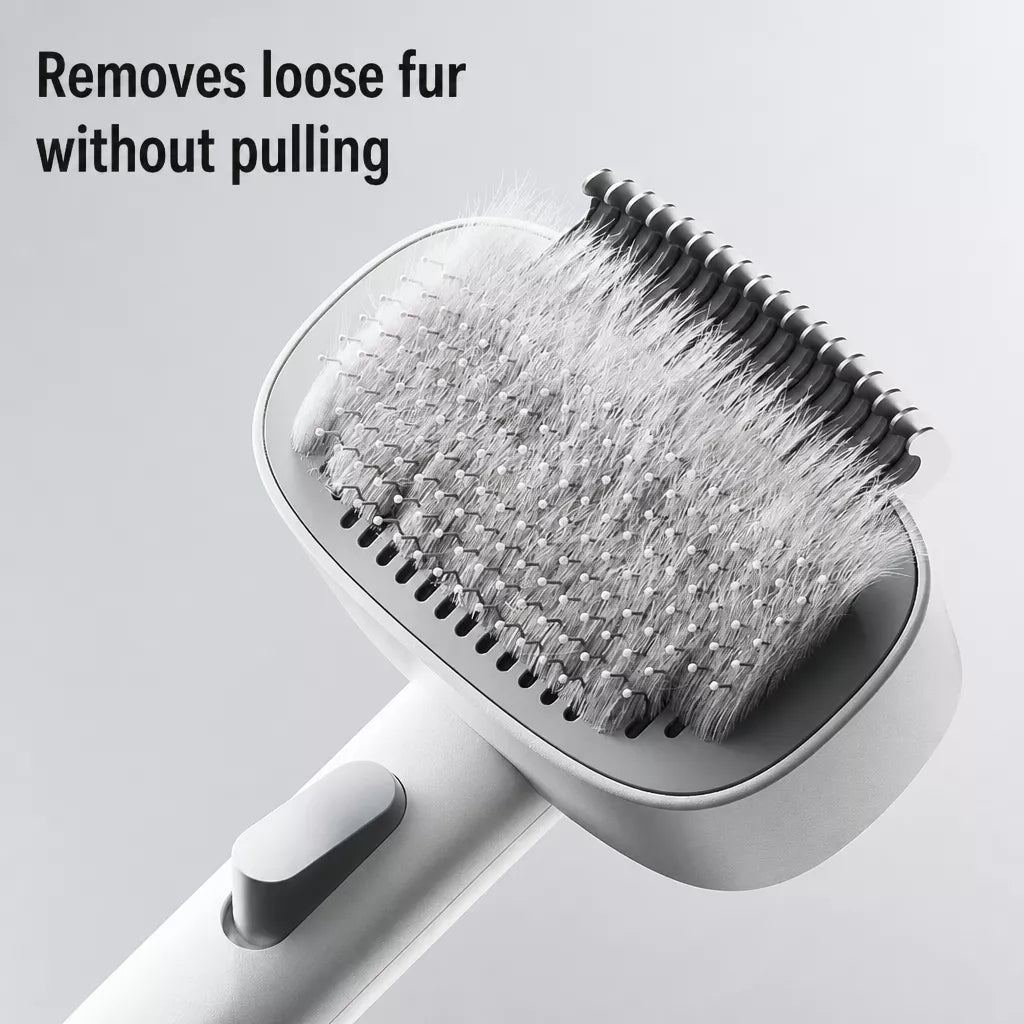 2-in-1 De-shedding & Detangling Comb for Cats and Dogs