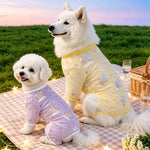 Four-Leg Dog Shirt with Cartoon Print