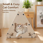 Triangular Corrugated Cardboard Cat Scratcher House