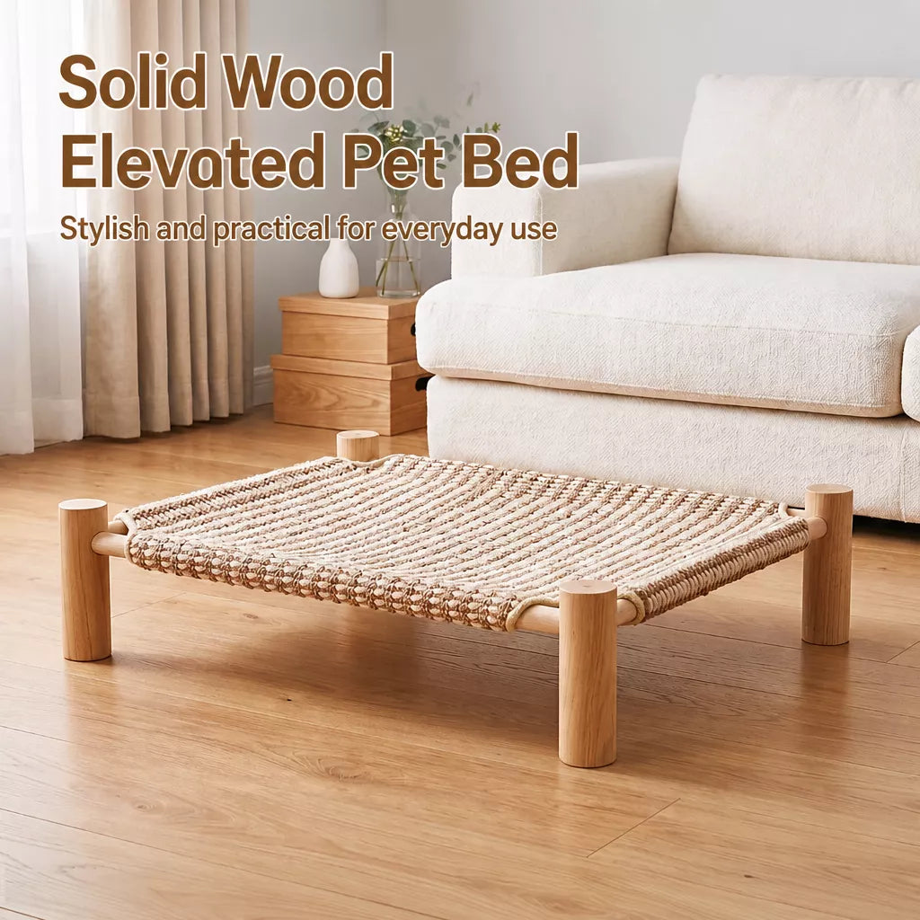 Woven Cat Bed with Scratching Board