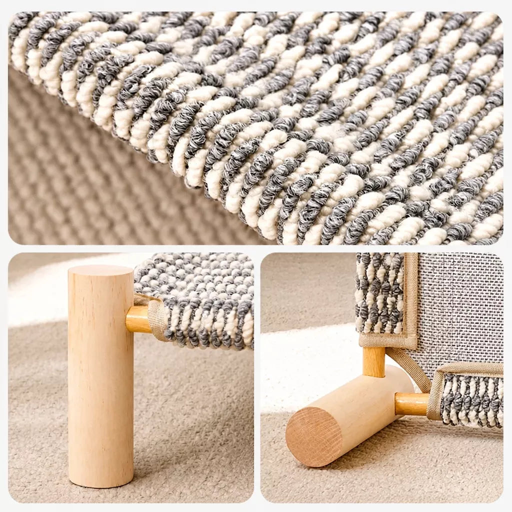 Elevated Cat Bed with Scratching Surface