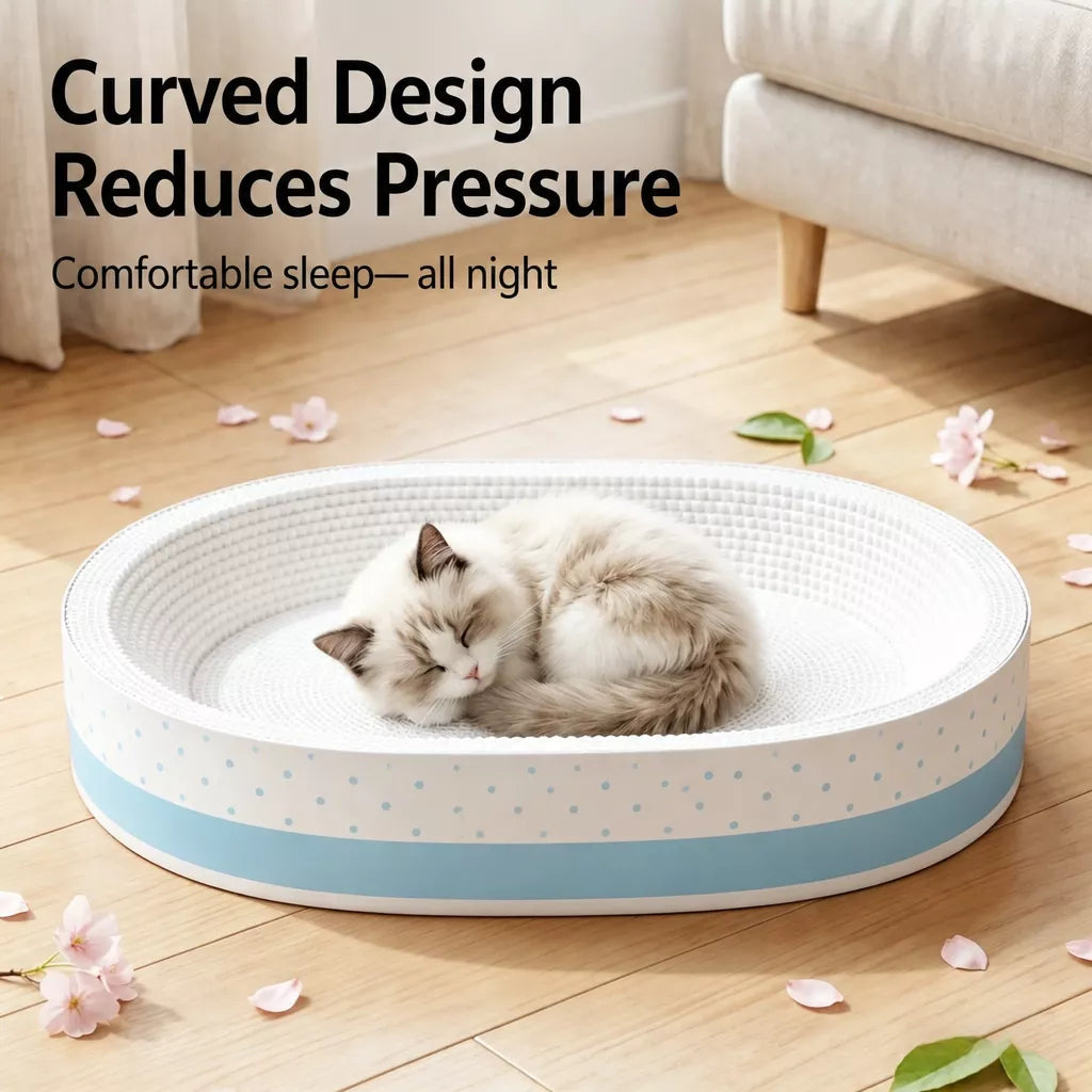 Corrugated Cardboard Cat Scratcher Lounge