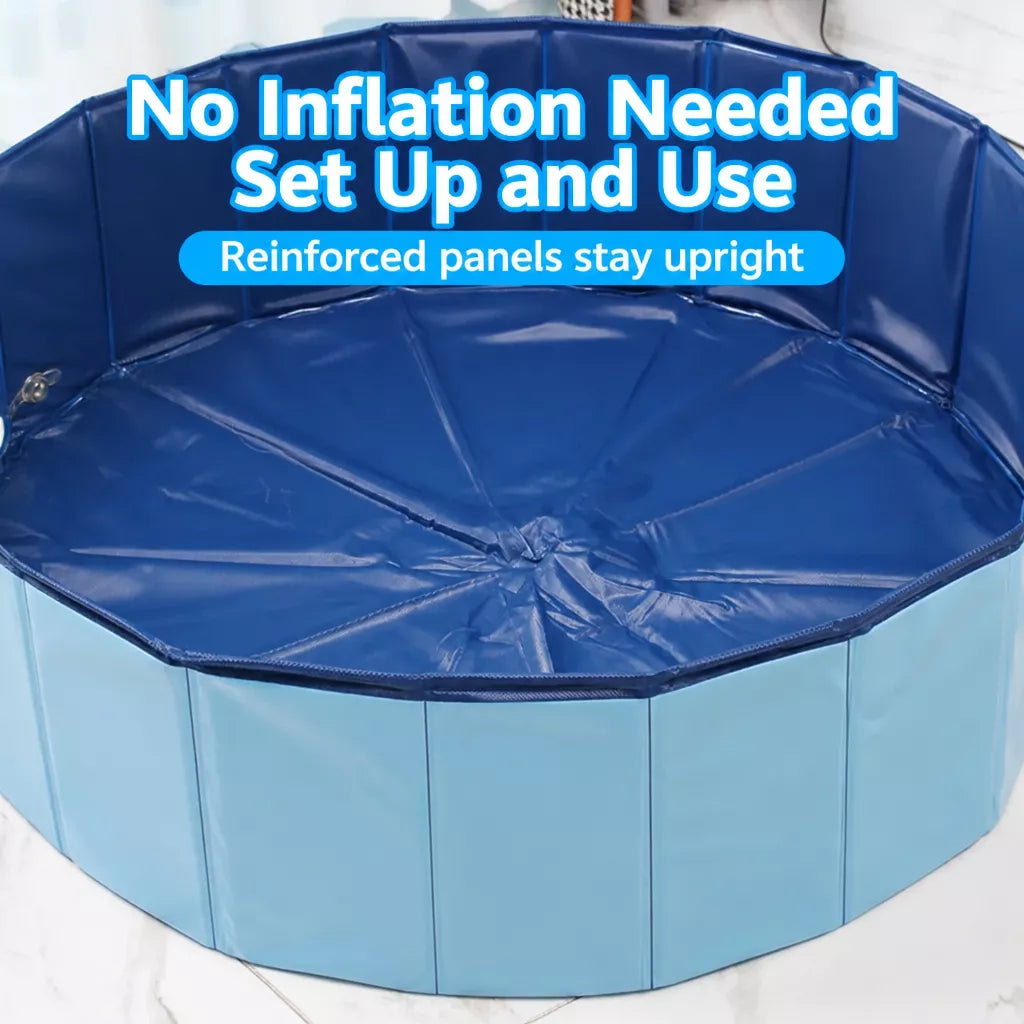 Collapsible Pet Bath Tub for Dogs and Cats