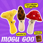 Corduroy Mushroom Treat-Hiding Dog Toy