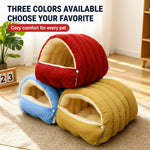 Semi-Enclosed EPE Foam Pet Bed for Cats and Small Dogs