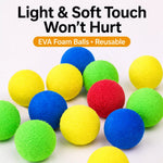 Cat Toy Ball Launcher Set with Plush and EVA Balls