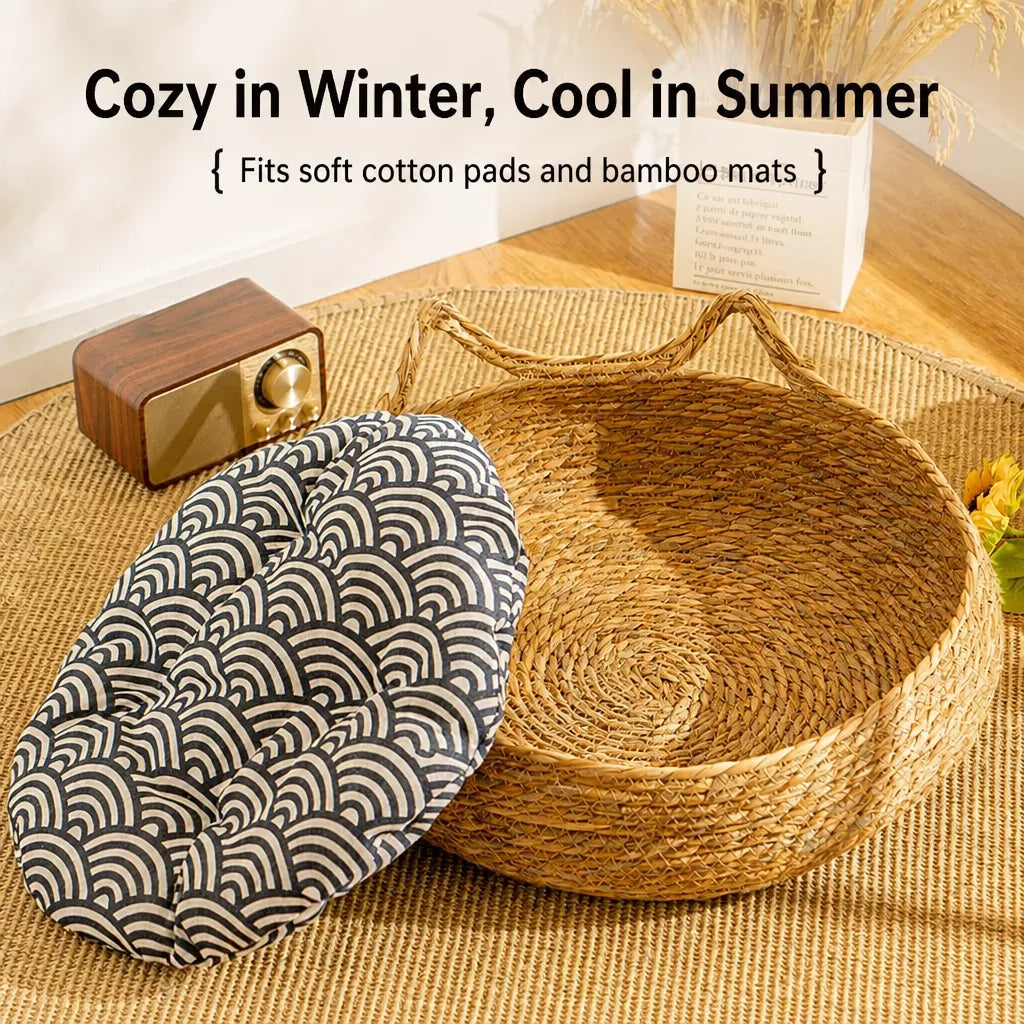 Woven Cat Beds for Cats & Small Dogs