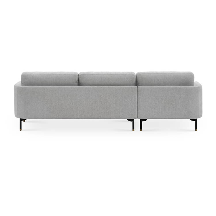 Stylish Light Gray Pine Fabric Sofa - Modern Comfort for Your Living Room mr-164