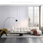 Luxurious White Pine Sofa - Elegant & Comfortable Living Room Furniture my-353